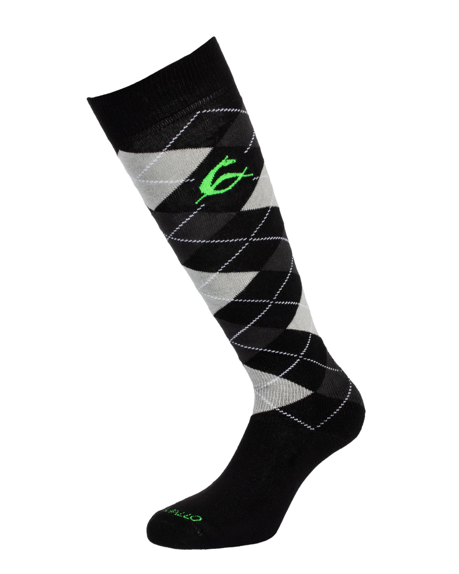 Diamond pattern cotton socks