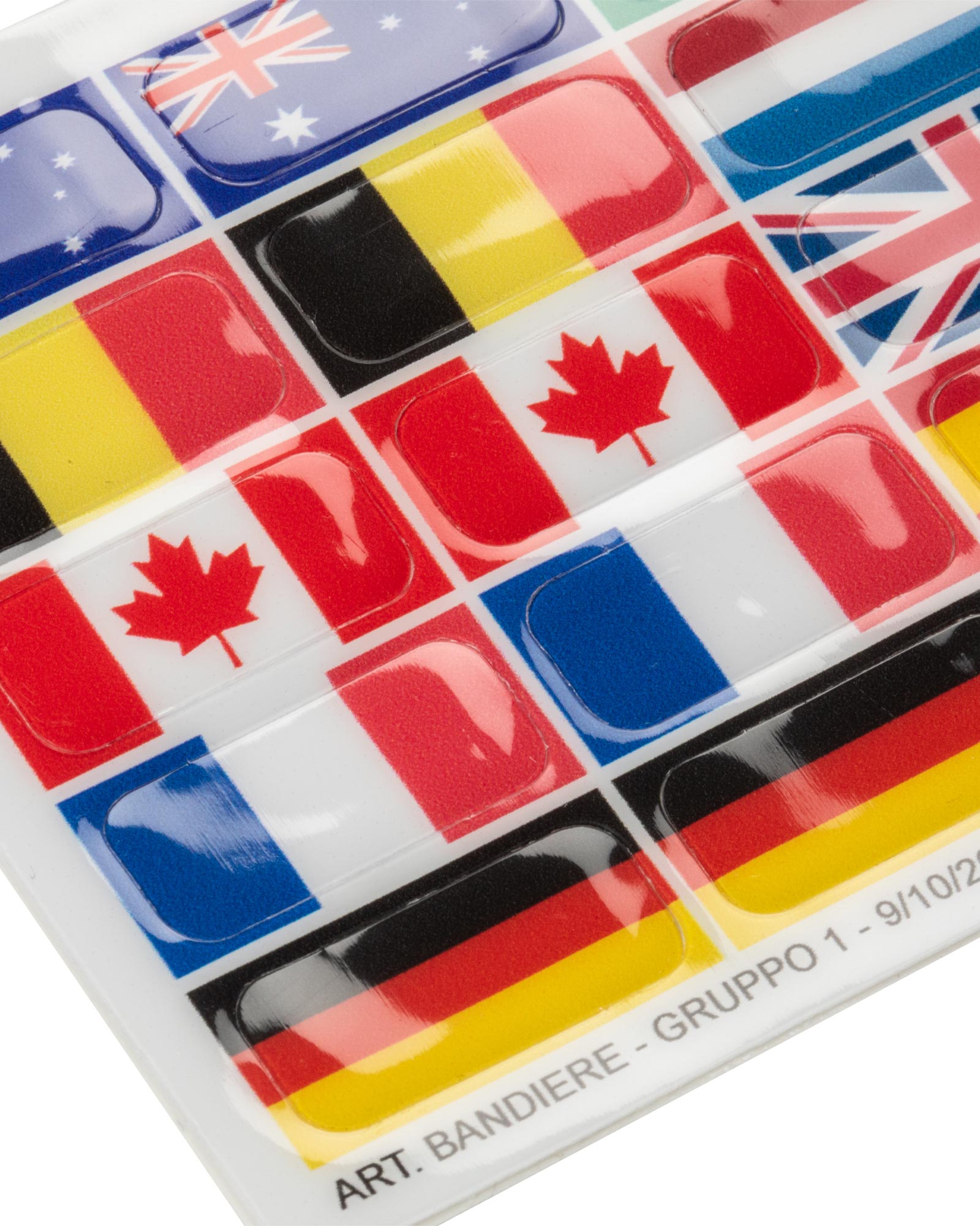 Flag stickers set for Opera stirrups