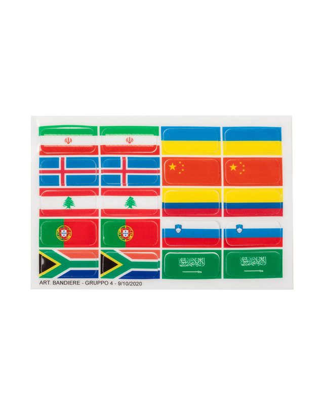 Flag stickers set for Opera stirrups