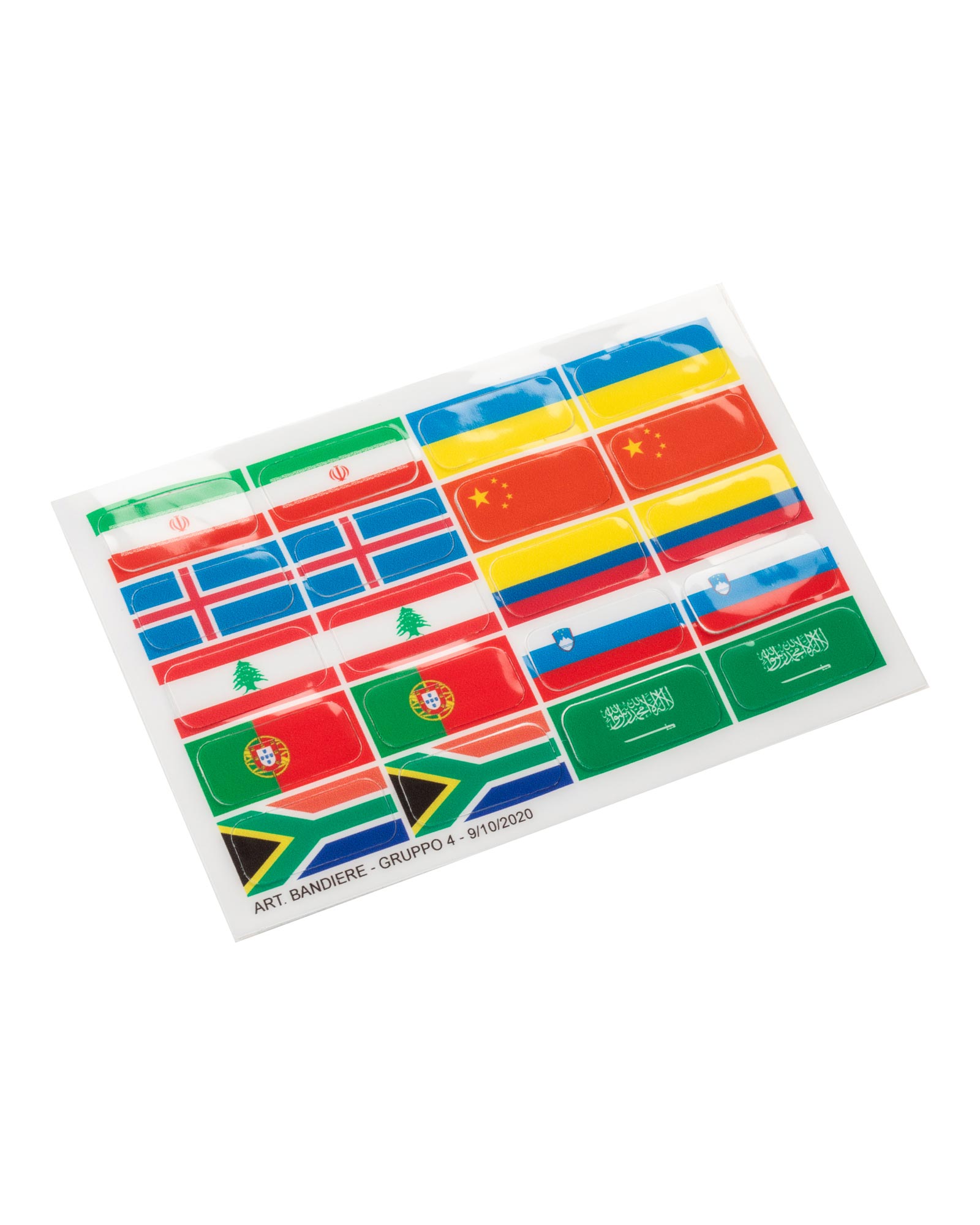 Flag stickers set for Opera stirrups