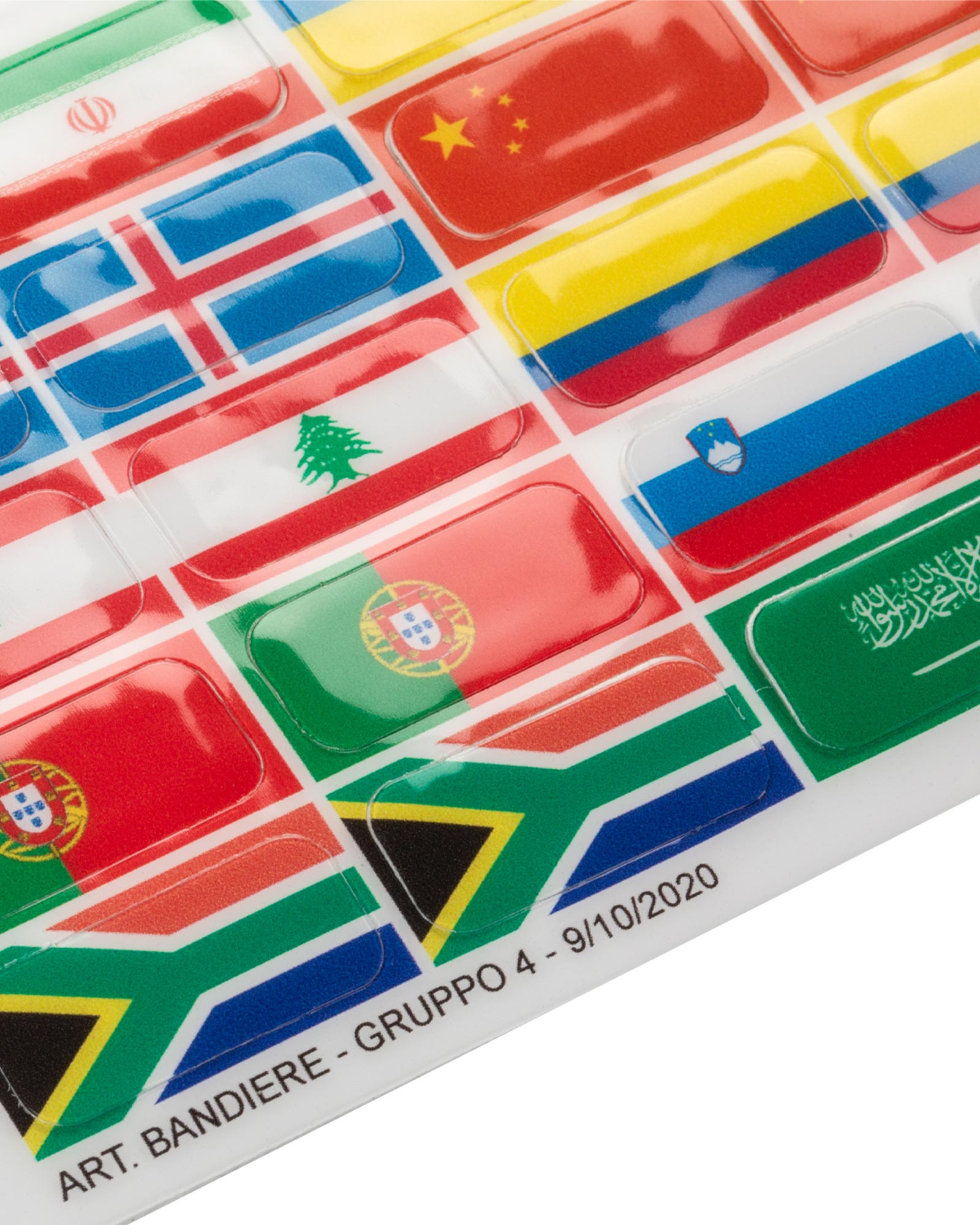 Flag stickers set for Opera stirrups