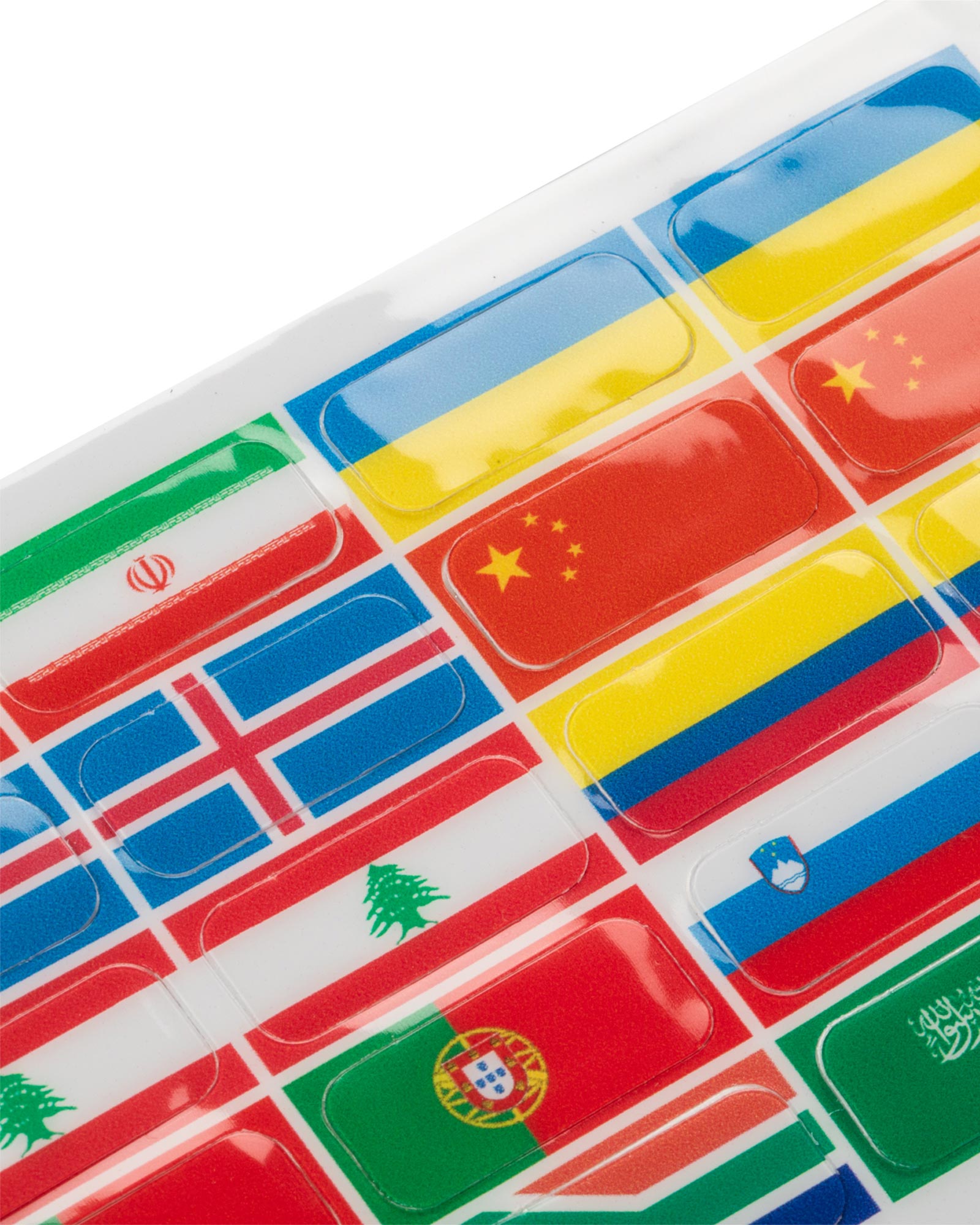 Flag stickers set for Opera stirrups