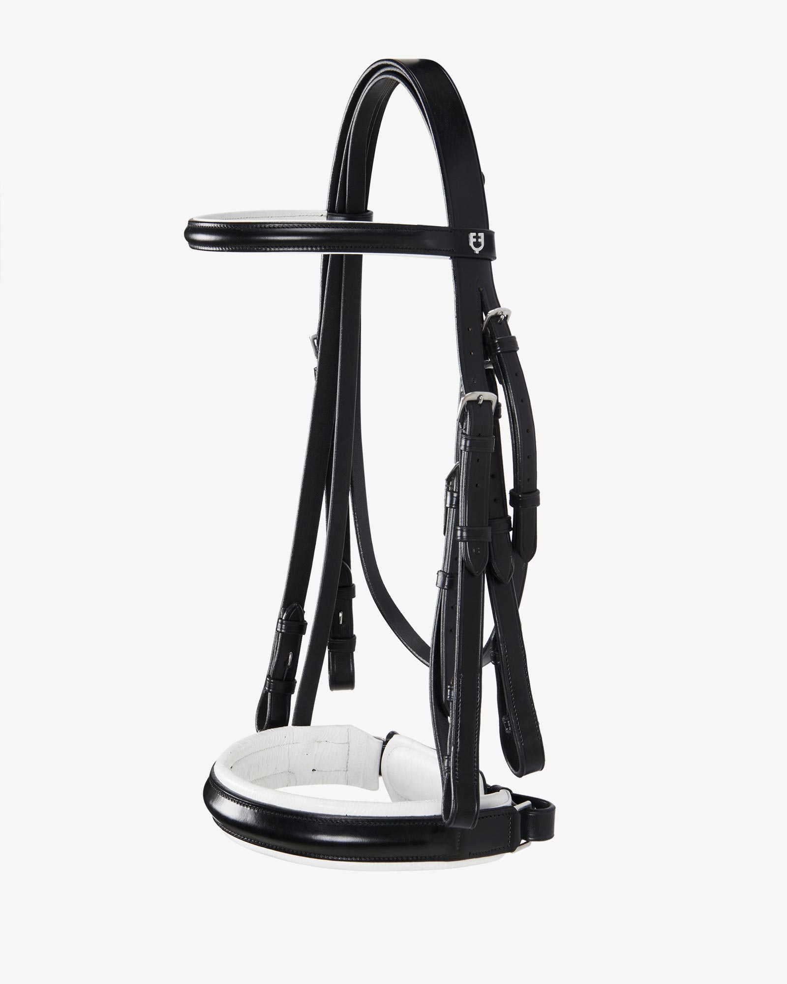 Dressage smooth leather bridle