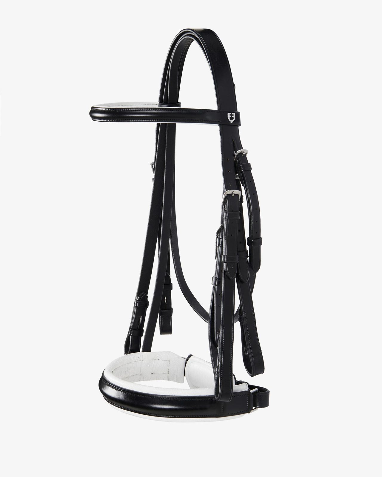 Dressage smooth leather bridle