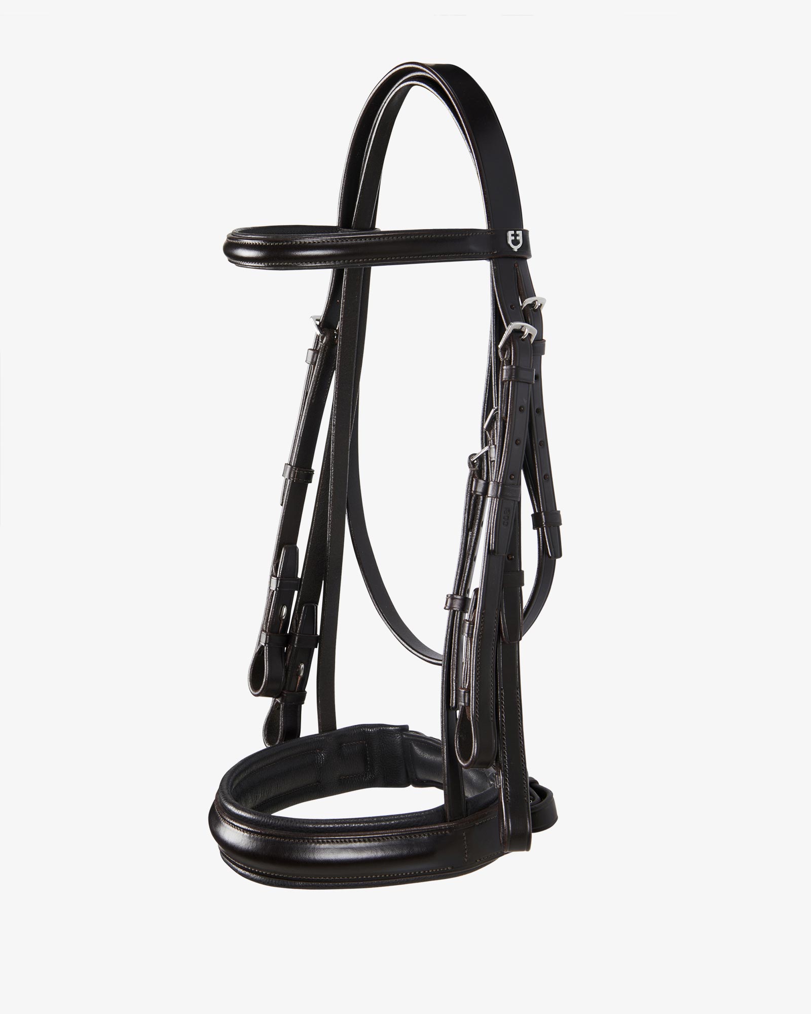 Leather dressage bridle