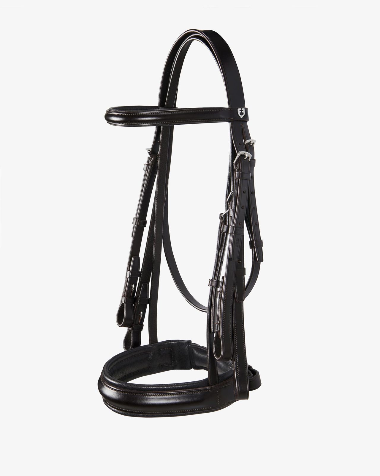 Leather dressage bridle