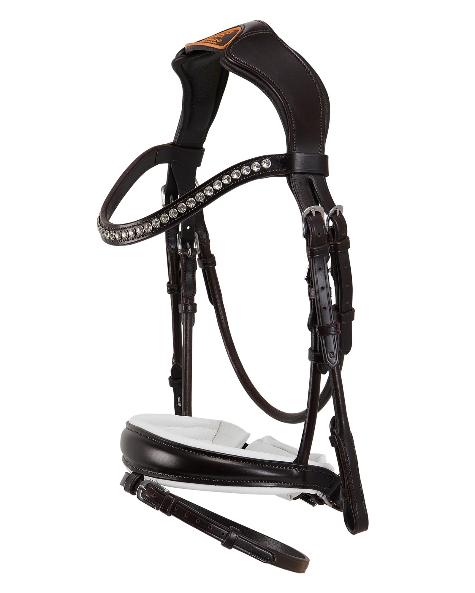 Poesia bridle calfskin