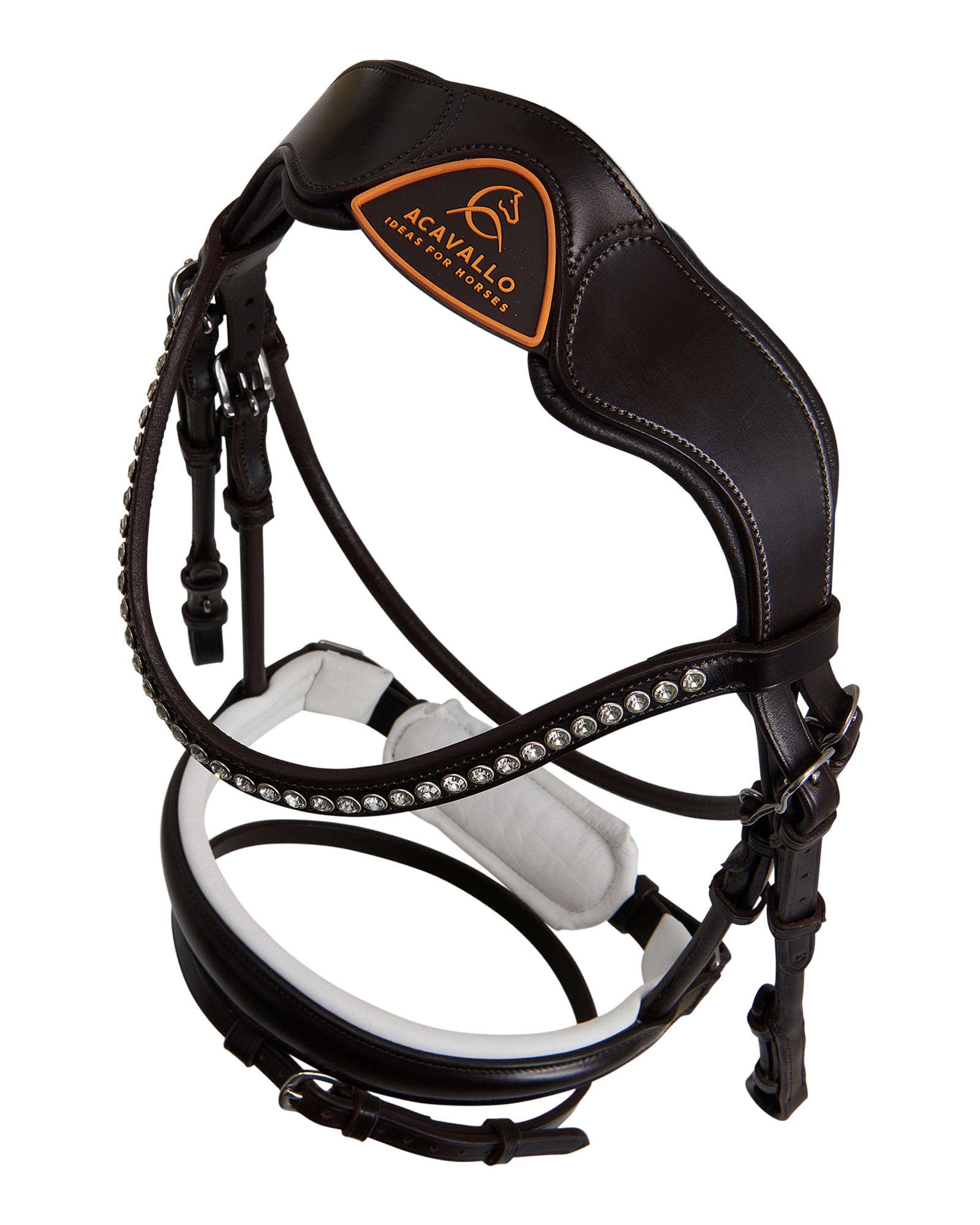 Poesia bridle calfskin
