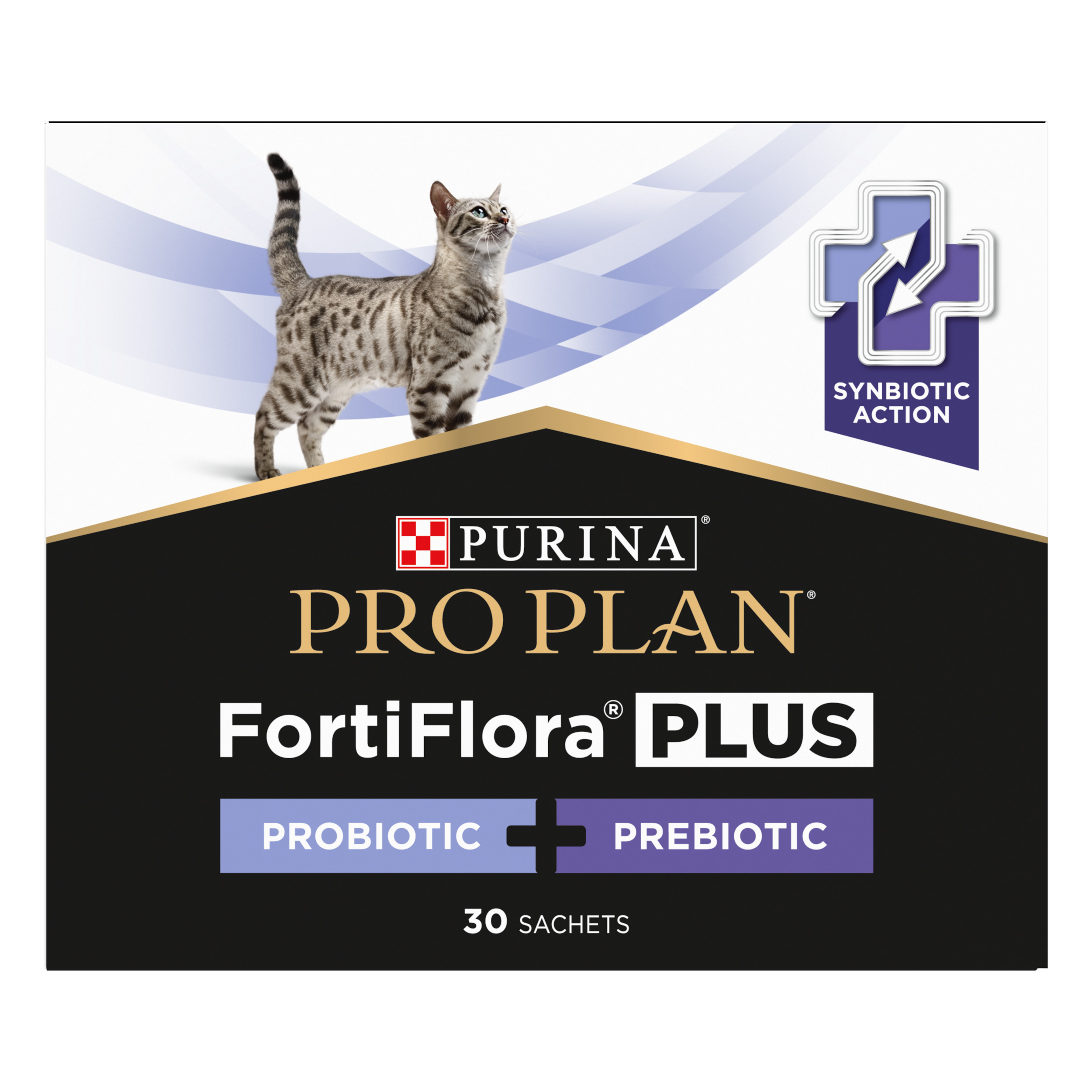 Integratore Probiotico e Prebiotico per Gatto – Purina PRO PLAN® FortiFlora Plus 30 bustine x 1,5 g