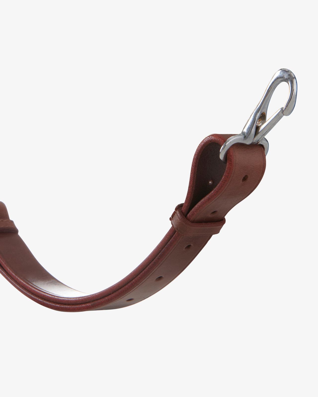 Durable leather collier martingale