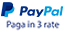 Paga con PayPal in 3 comode rate.