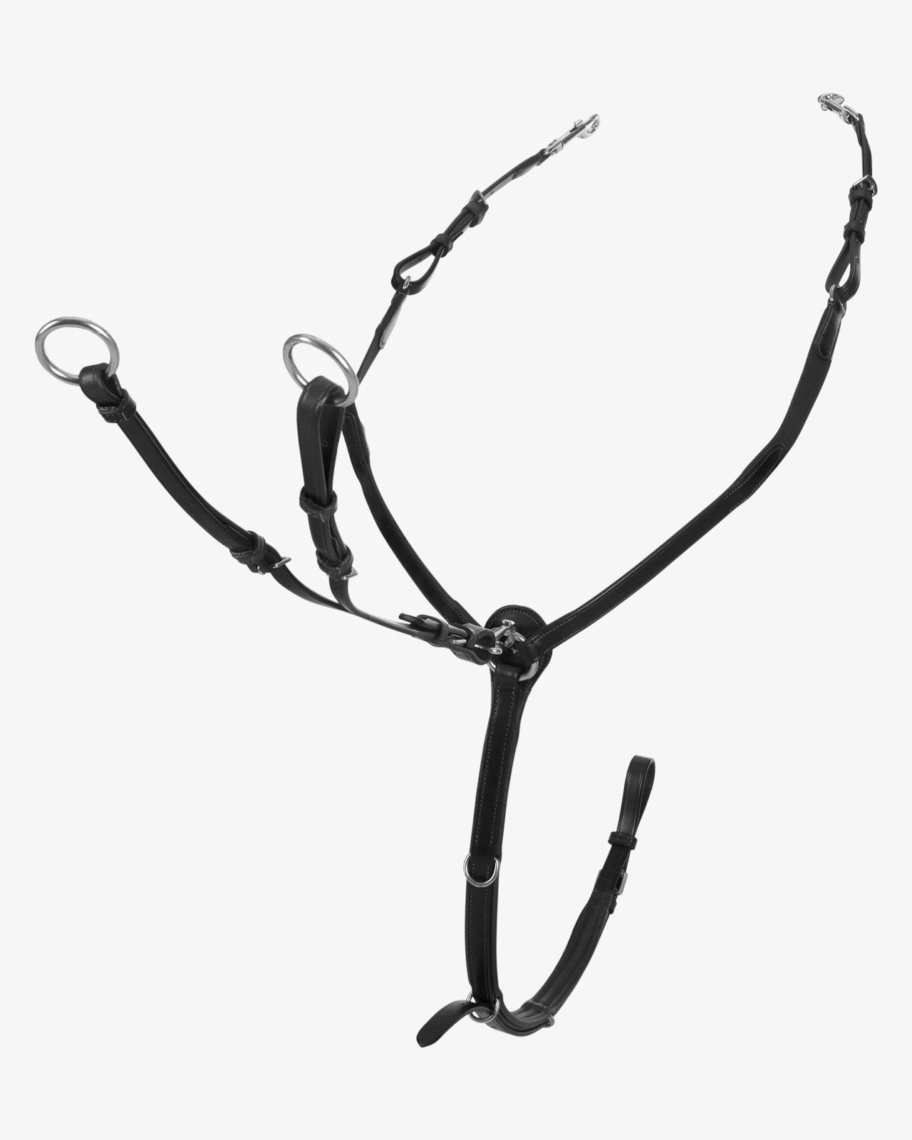 Y fork leather breastplate