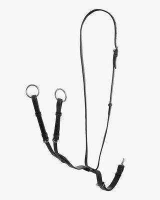Durable leather collier martingale
