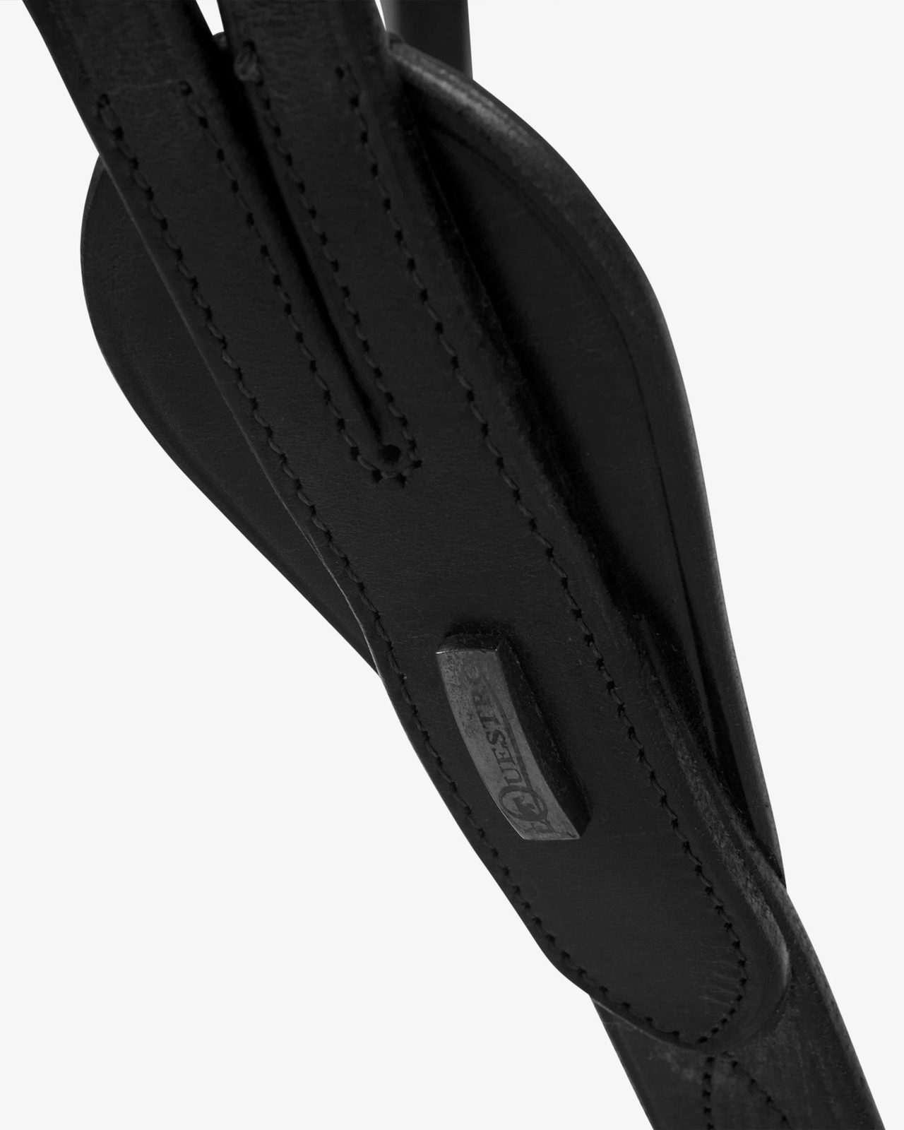 Durable leather collier martingale