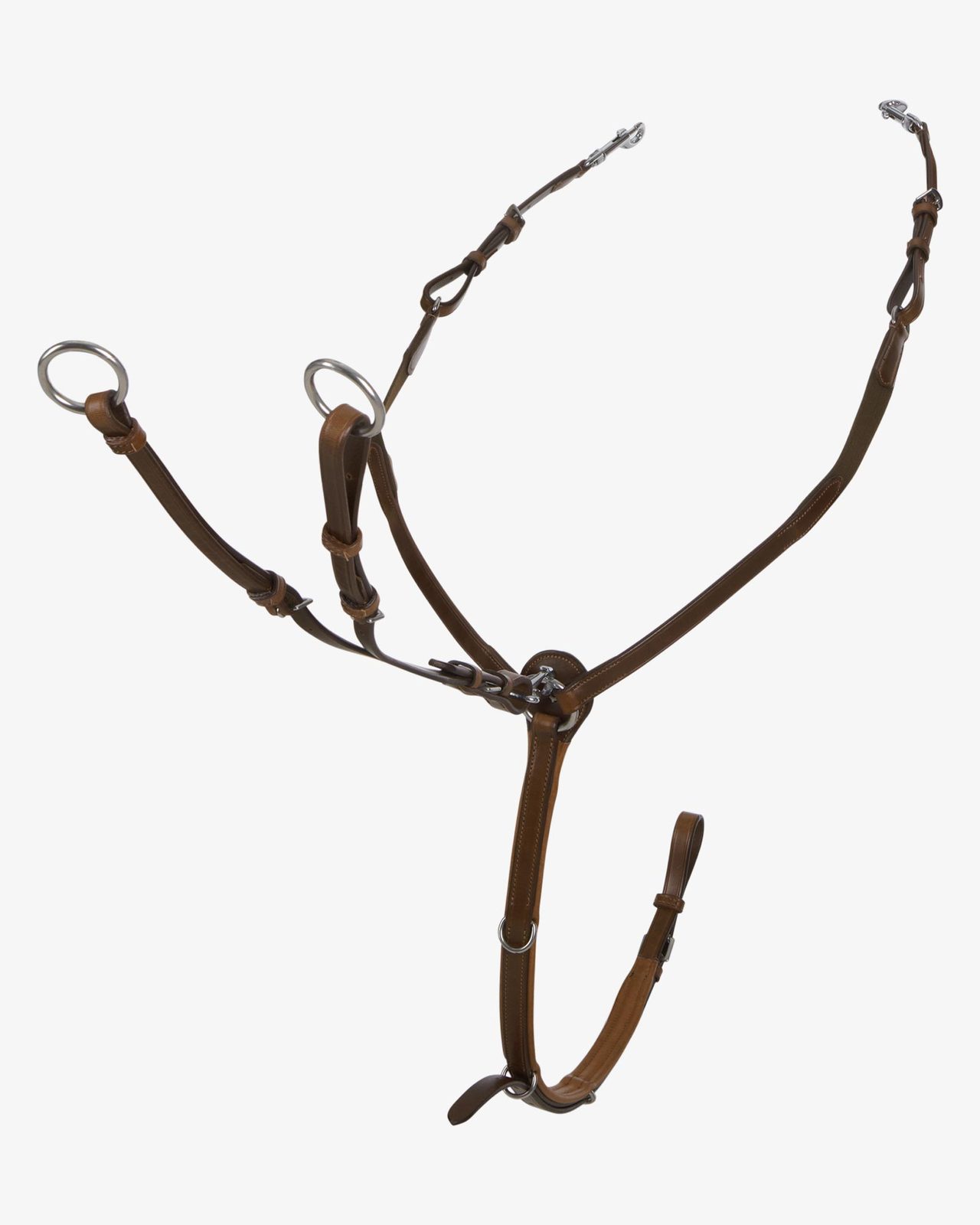 Y fork leather breastplate
