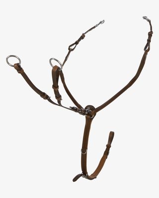 Y fork leather breastplate