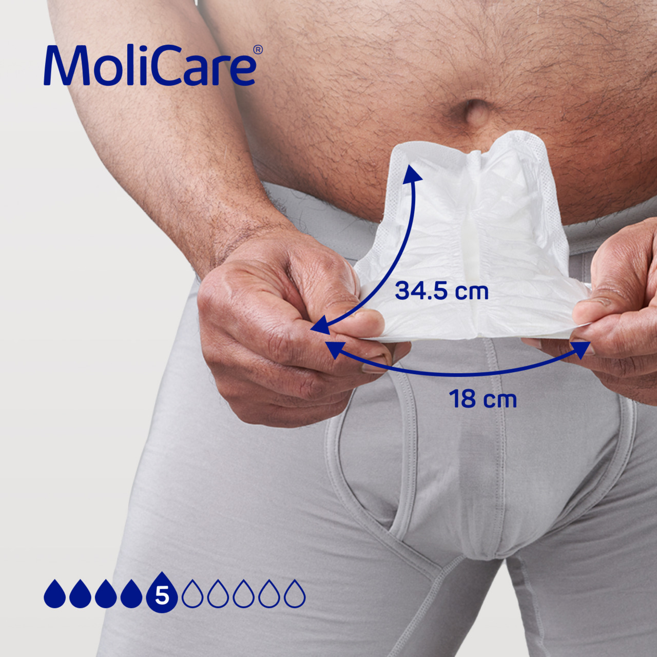 MoliCare® premium MEN Pad assorbenti uomo 5 gocce 
