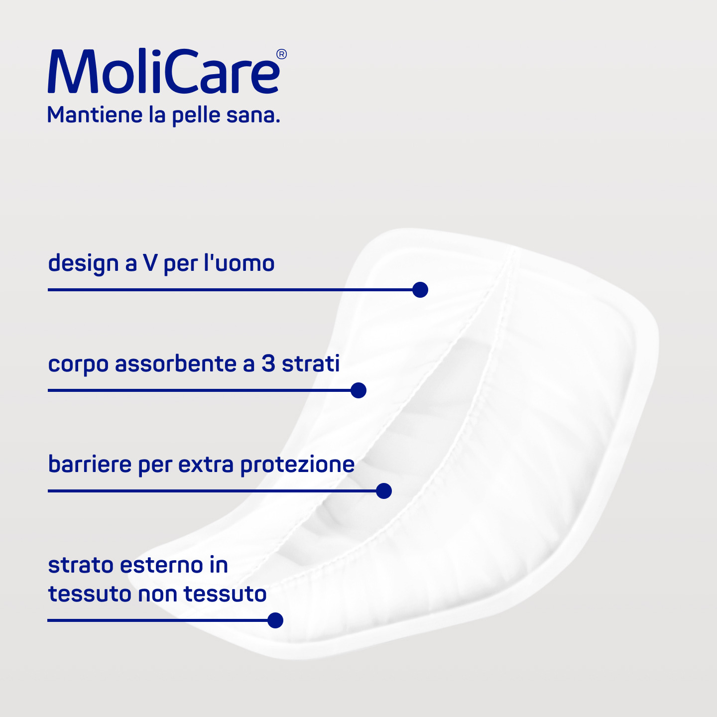 MoliCare® premium MEN Pad assorbenti uomo 5 gocce 