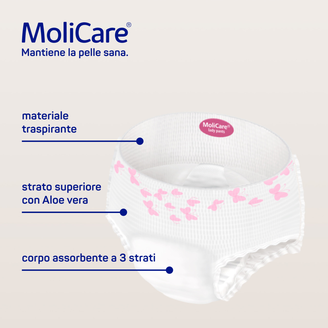 MoliCare Premium lady pants - 5 gocce