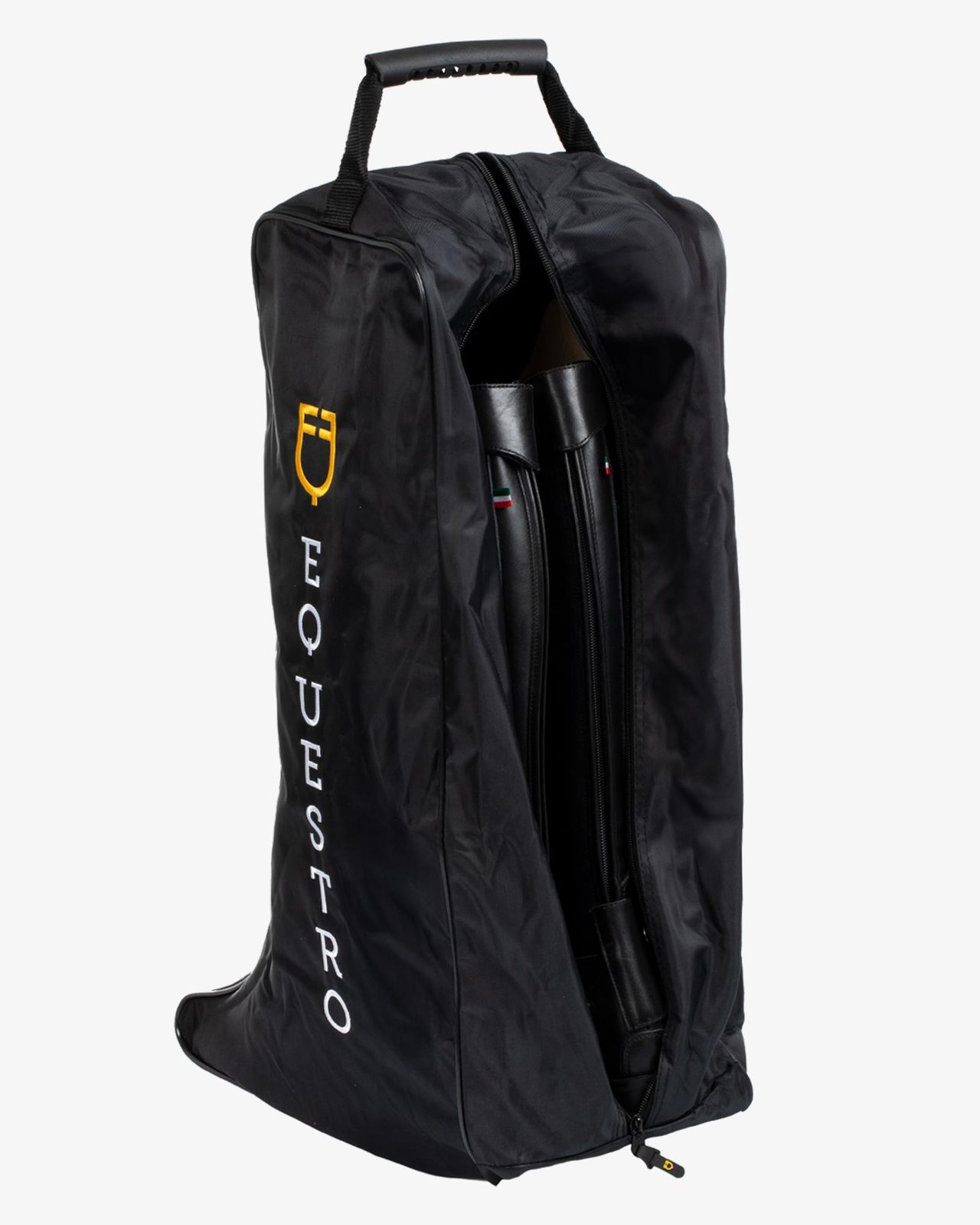 Boot bag with logo