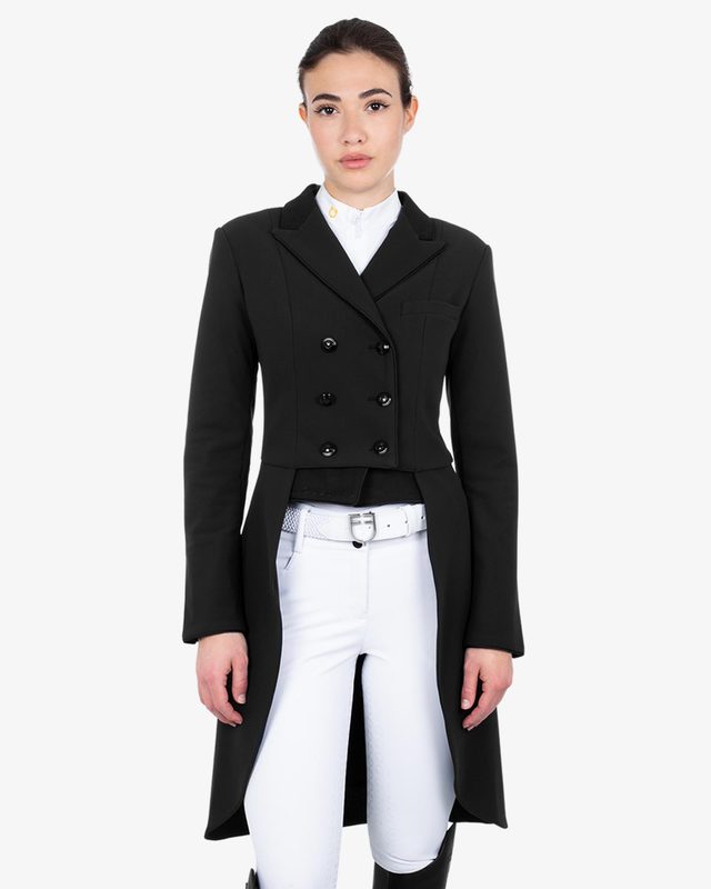 Women's competition dressage tailcoat in technical fabric