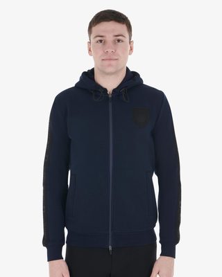 Felpa uomo con cappuccio e pile interno