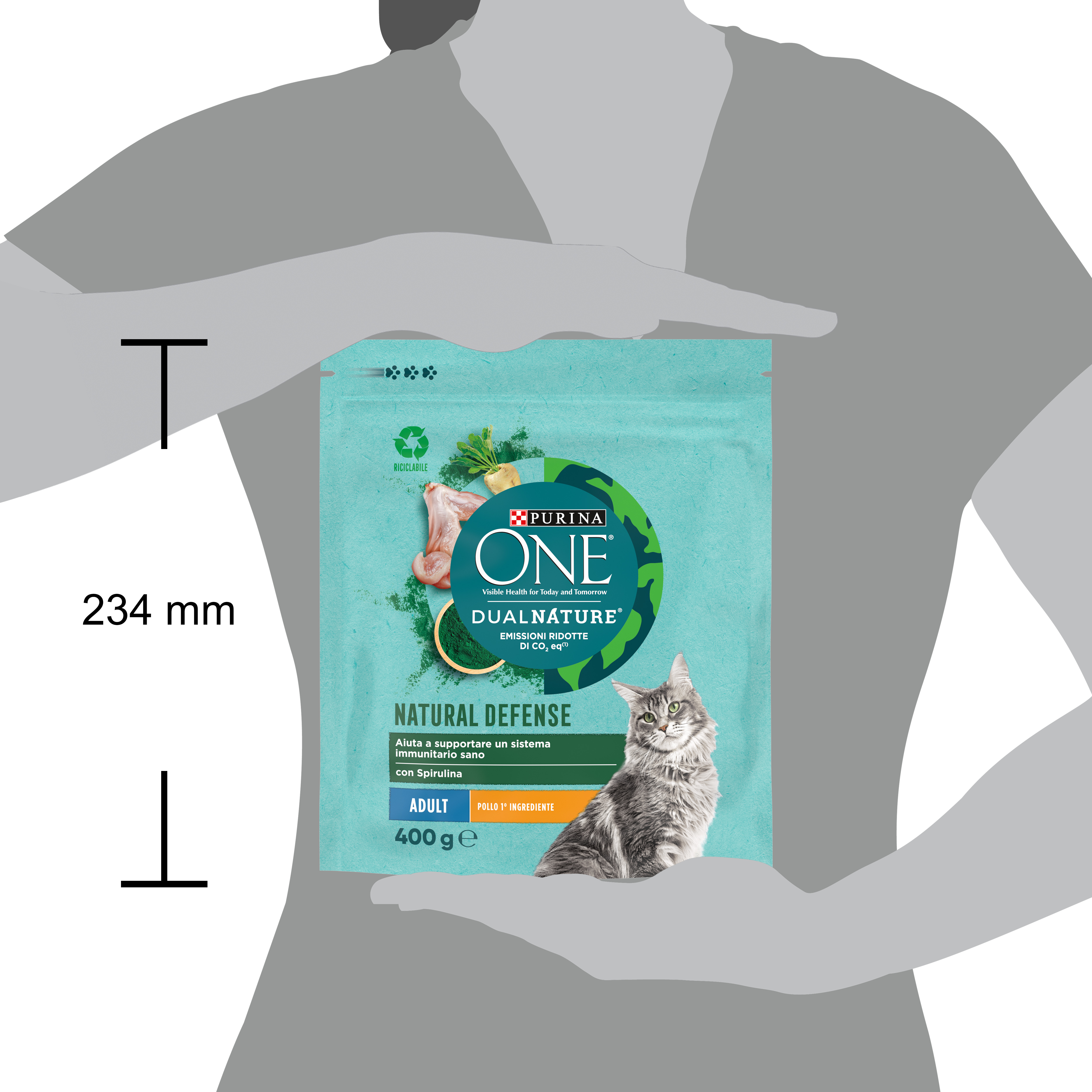 PURINA ONE® DualNature Adult Pollo 400g