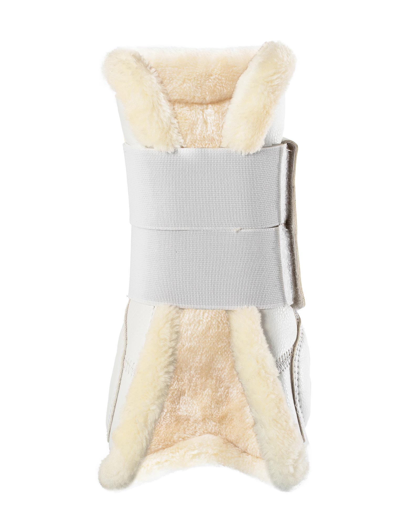 Gamaschen Springen aus Eco-Leder mit Eco-Fell