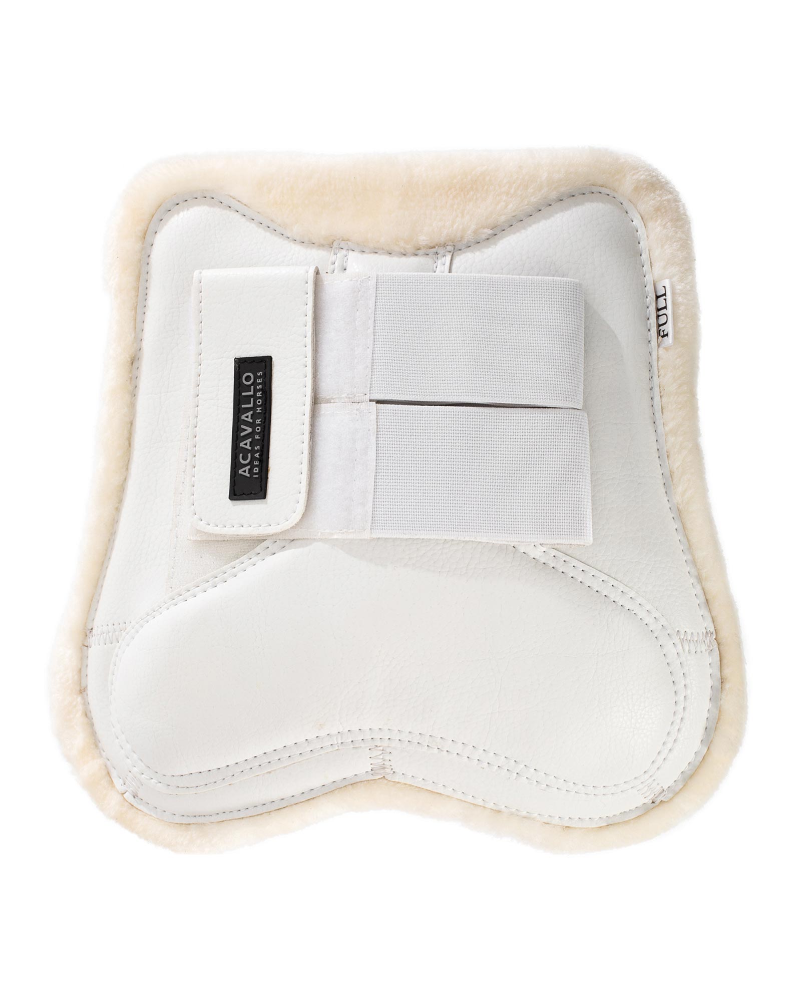 Gamaschen Springen aus Eco-Leder mit Eco-Fell