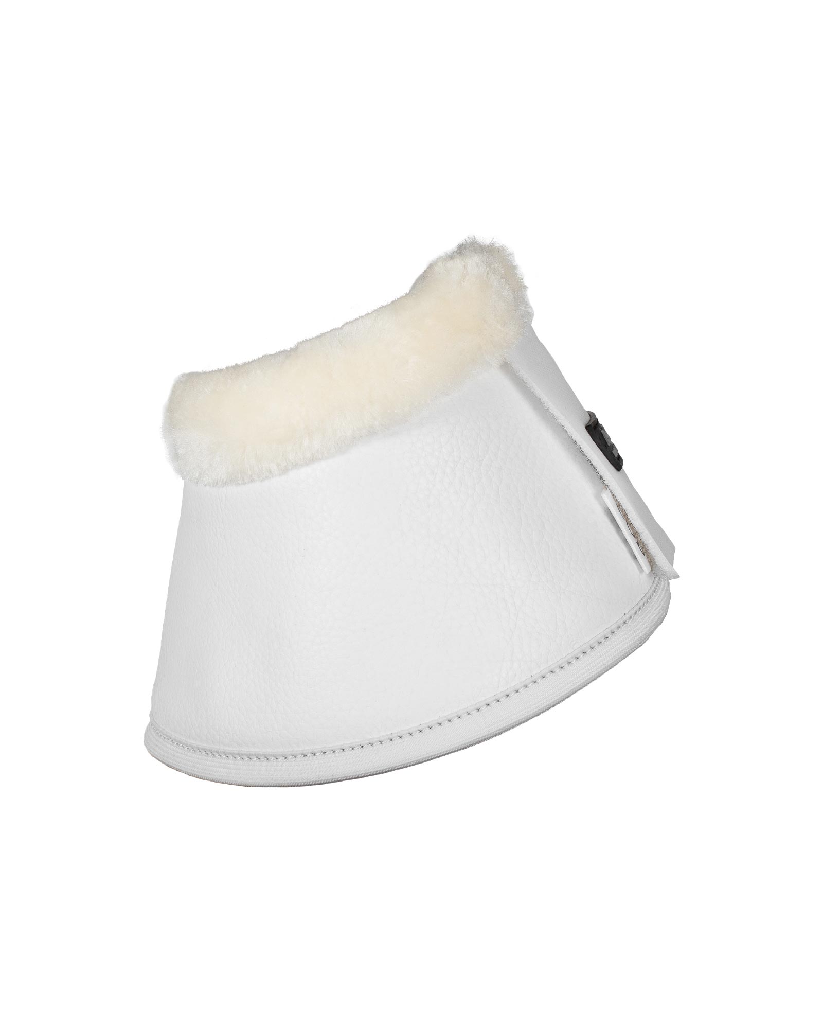 Eco-leather bell boots faux sheepskin & hook-and-loop closure