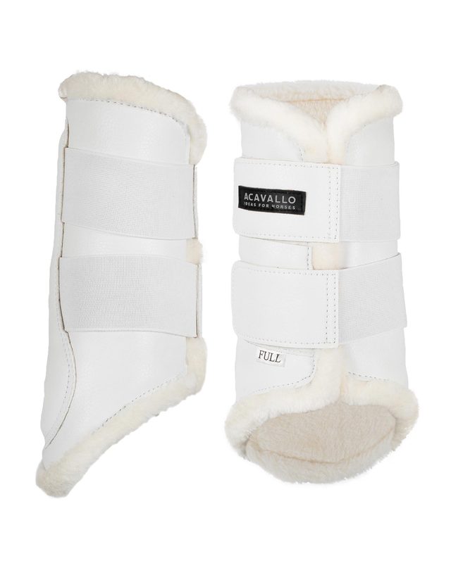 Gamaschen Vorderbeine Eco-Leder & Eco-Fell