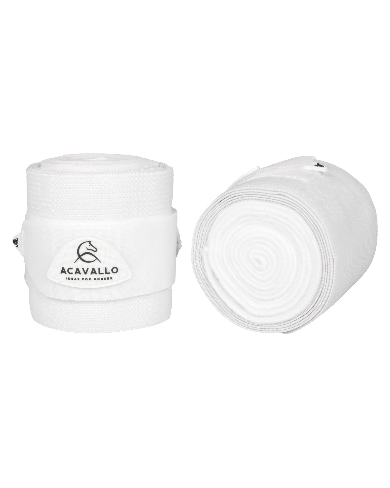 Elasticated exercise bandages fleece