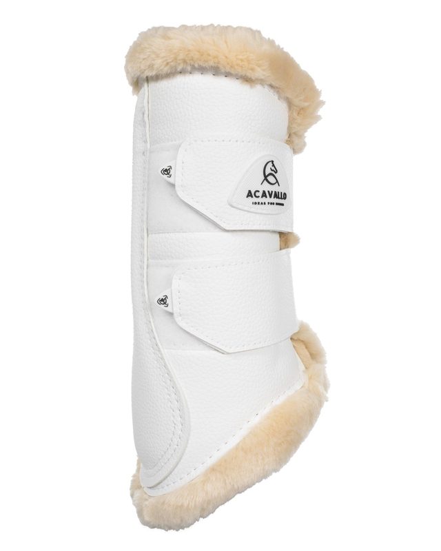 Gamaschen Vorderbeine Eco-Leder & Eco-Fell