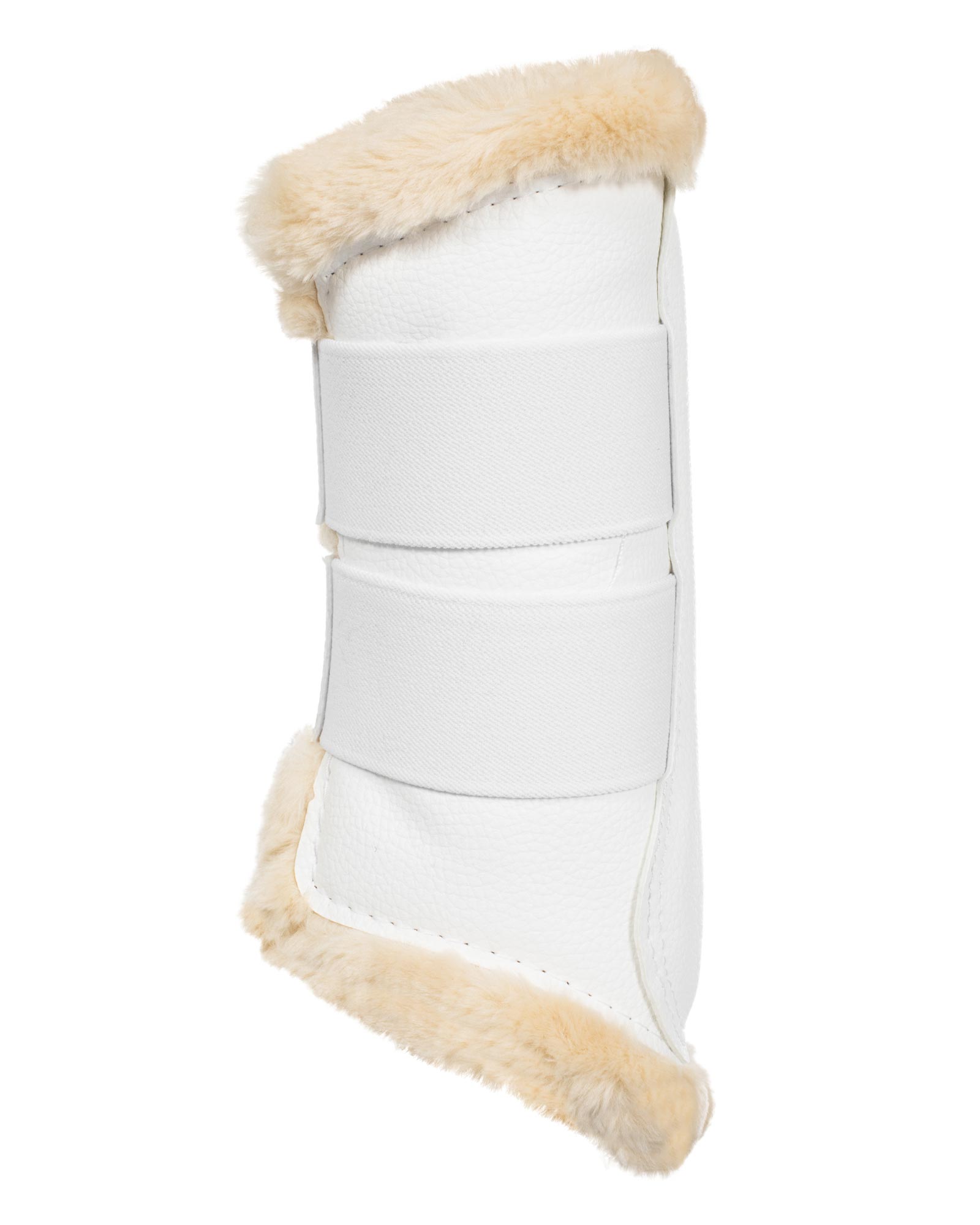 Front brushing boots eco-leather & faux sheepskin