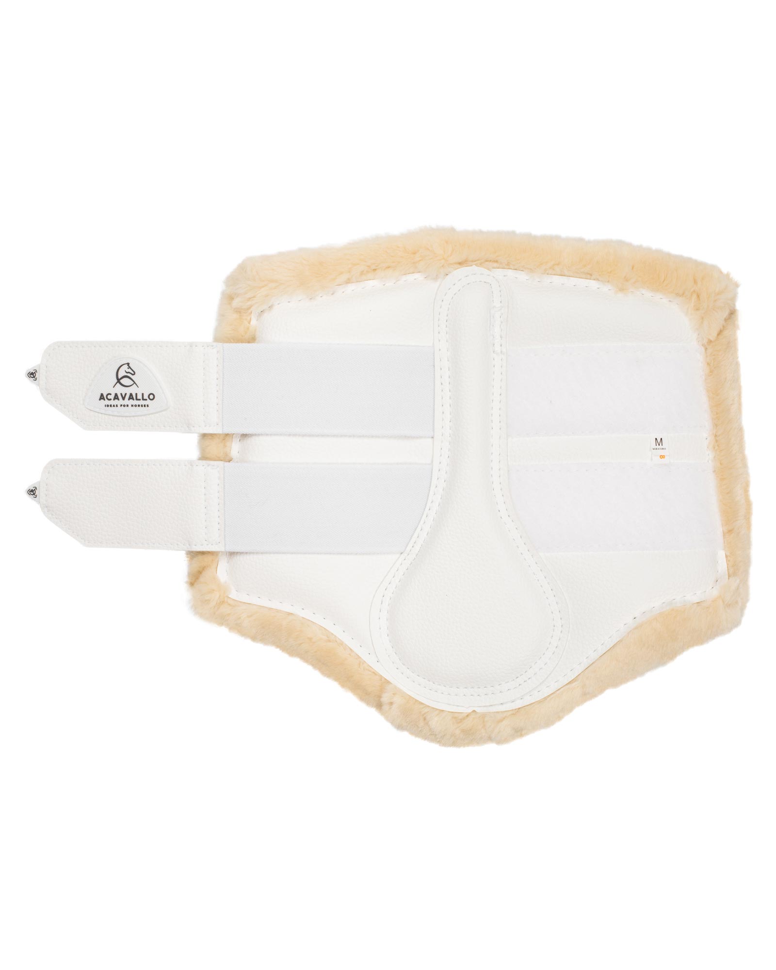 Front brushing boots eco-leather & faux sheepskin