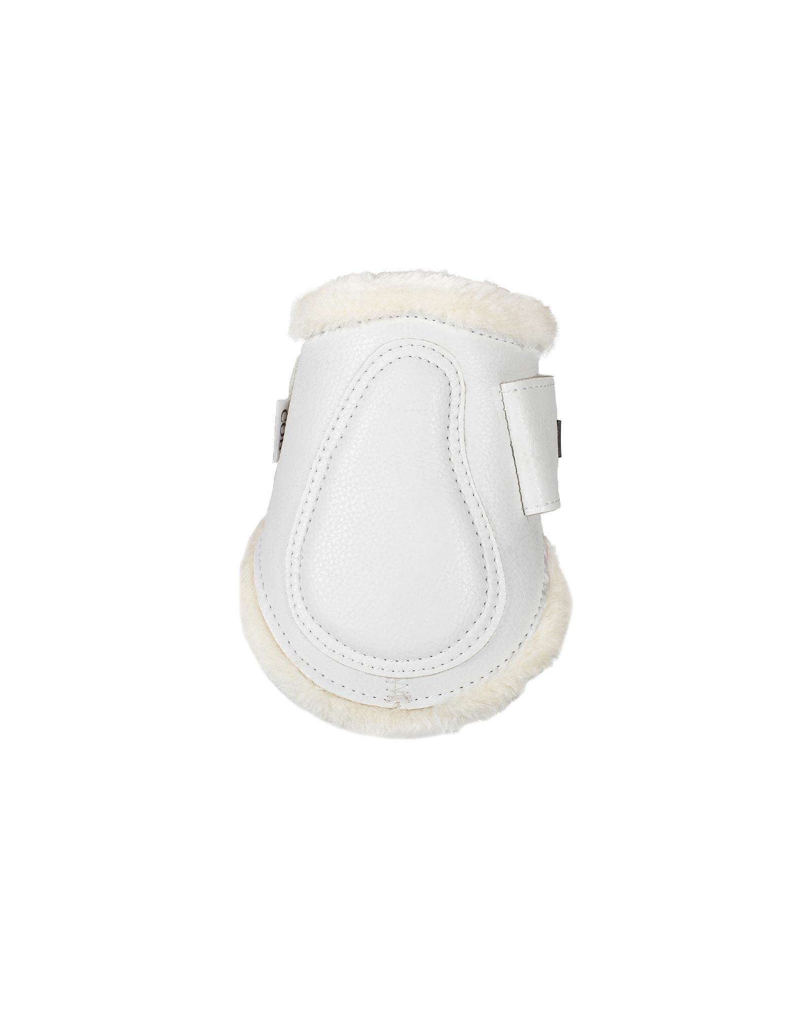 Jumping fetlock boots faux sheepskin & hook-and-loop closure