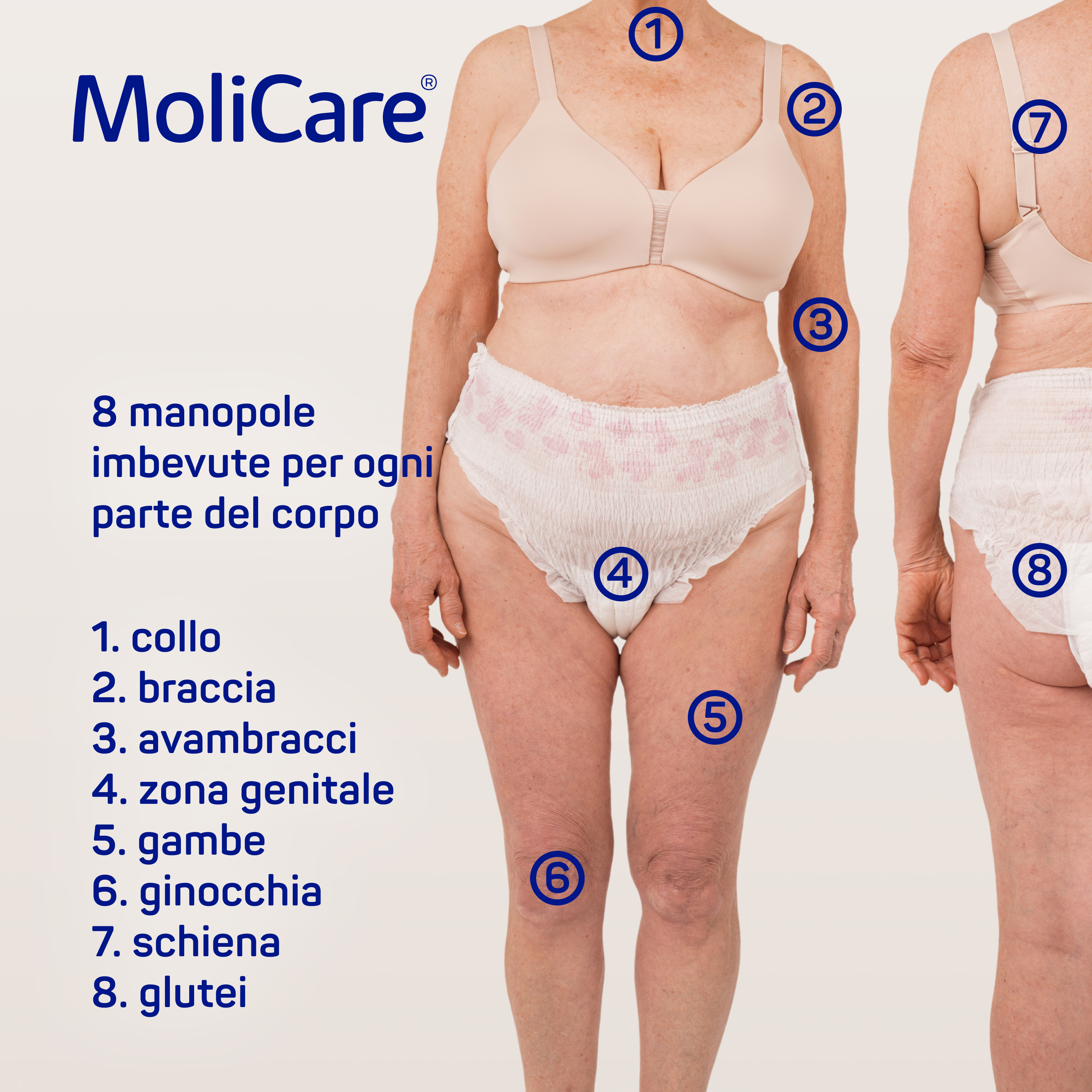 MoliCare Skin Manopole umidificate