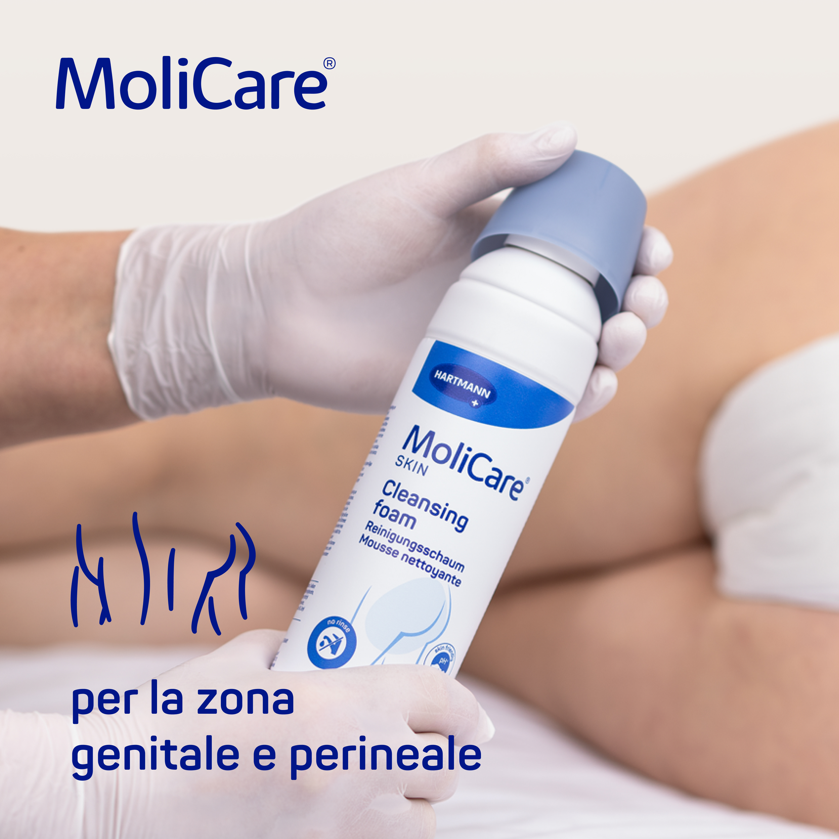 MoliCare Skin Schiuma detergente