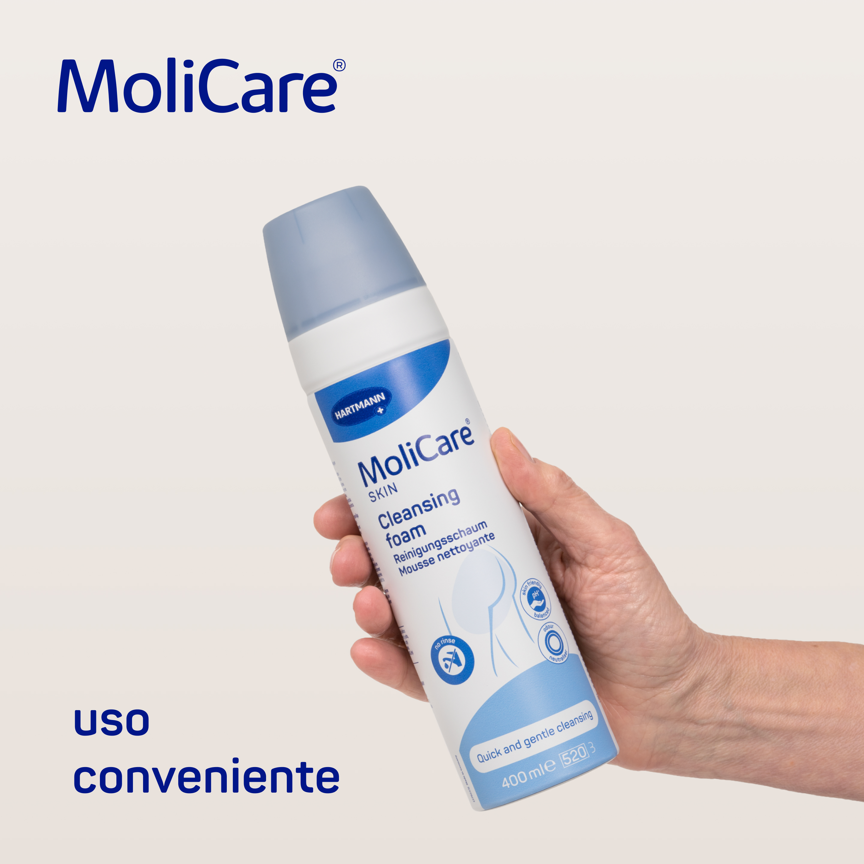 MoliCare Skin Schiuma detergente