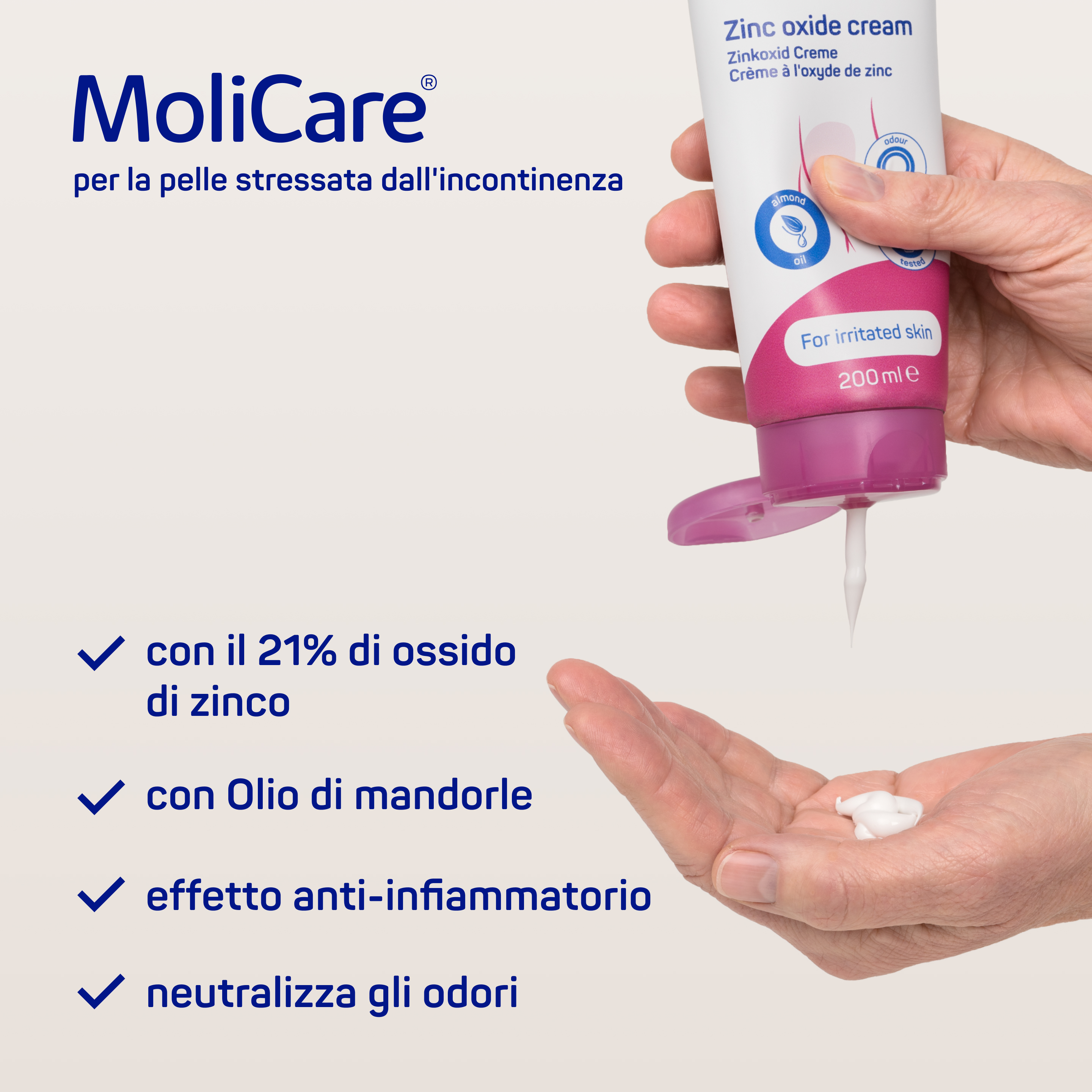 MoliCare Skin Ossido di zinco