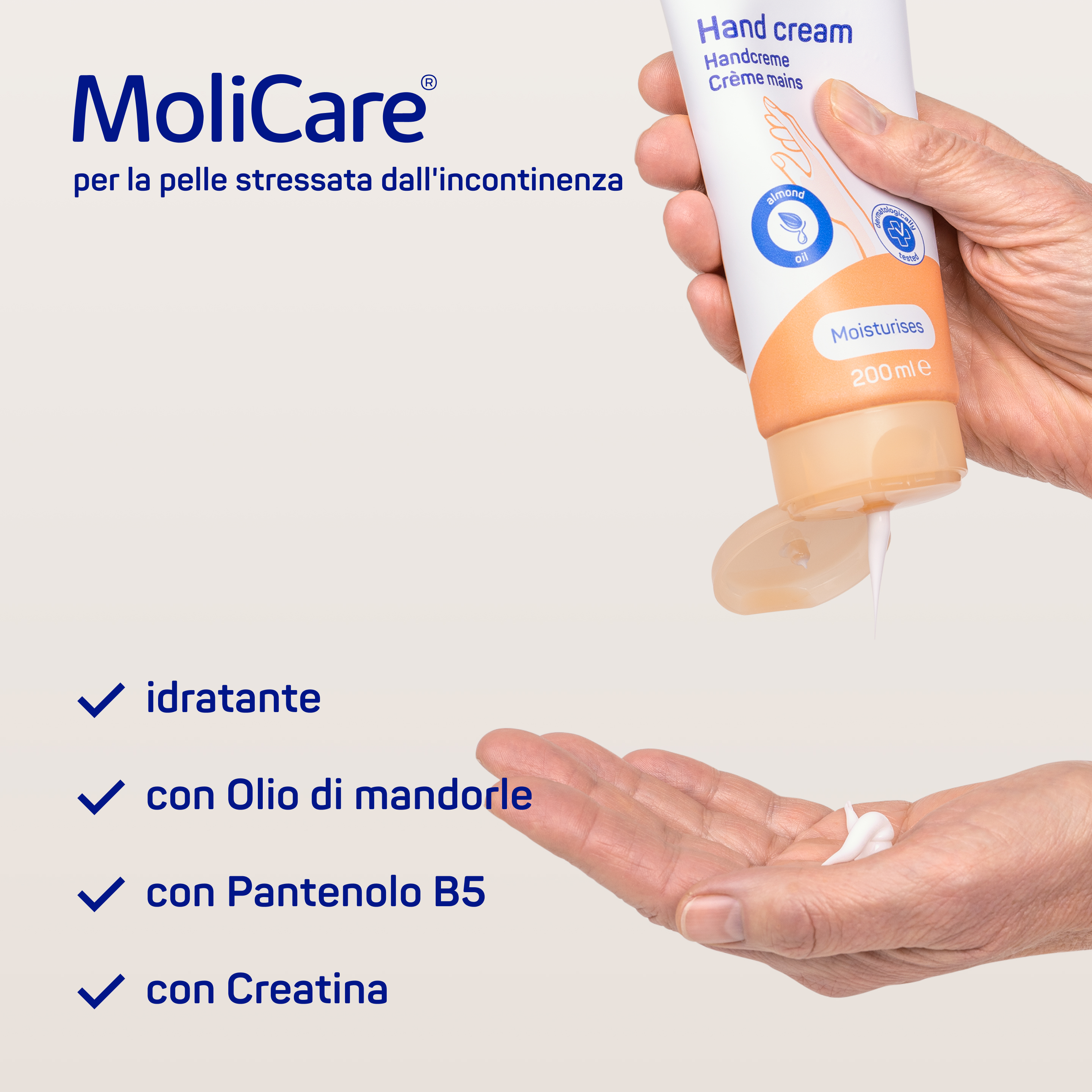 MoliCare Skin Crema mani