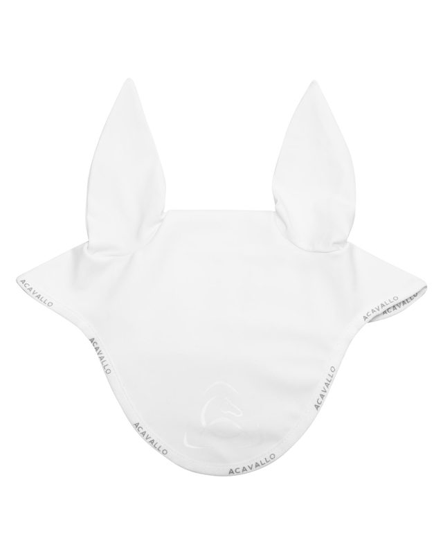 Elastane fly veil silicone logo
