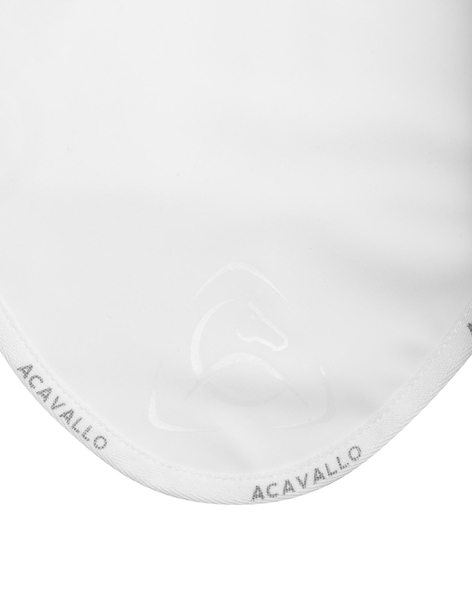 Elastane fly veil silicone logo
