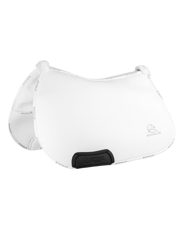 Saddle pad JS CW-3DS louvre shaped internal faux sheepskin