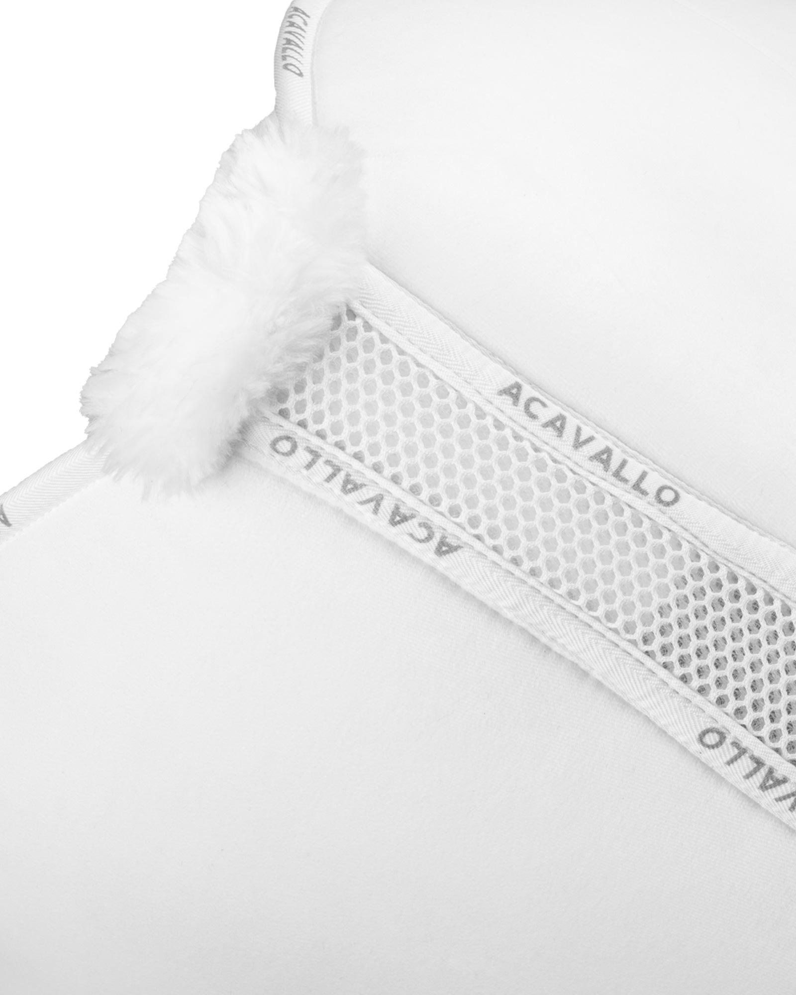 Saddle pad JS CW-3DS louvre shaped internal faux sheepskin