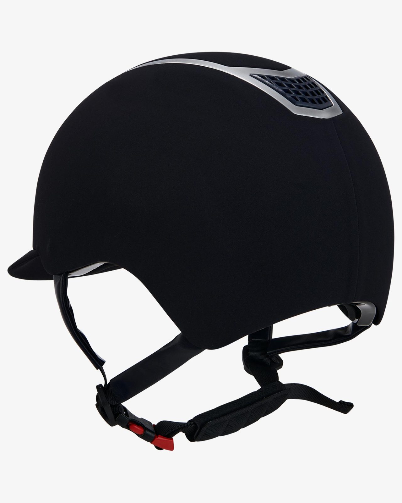 Helmet with colored velvet frame