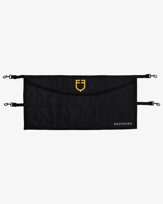 Stable guard with embroidered logo