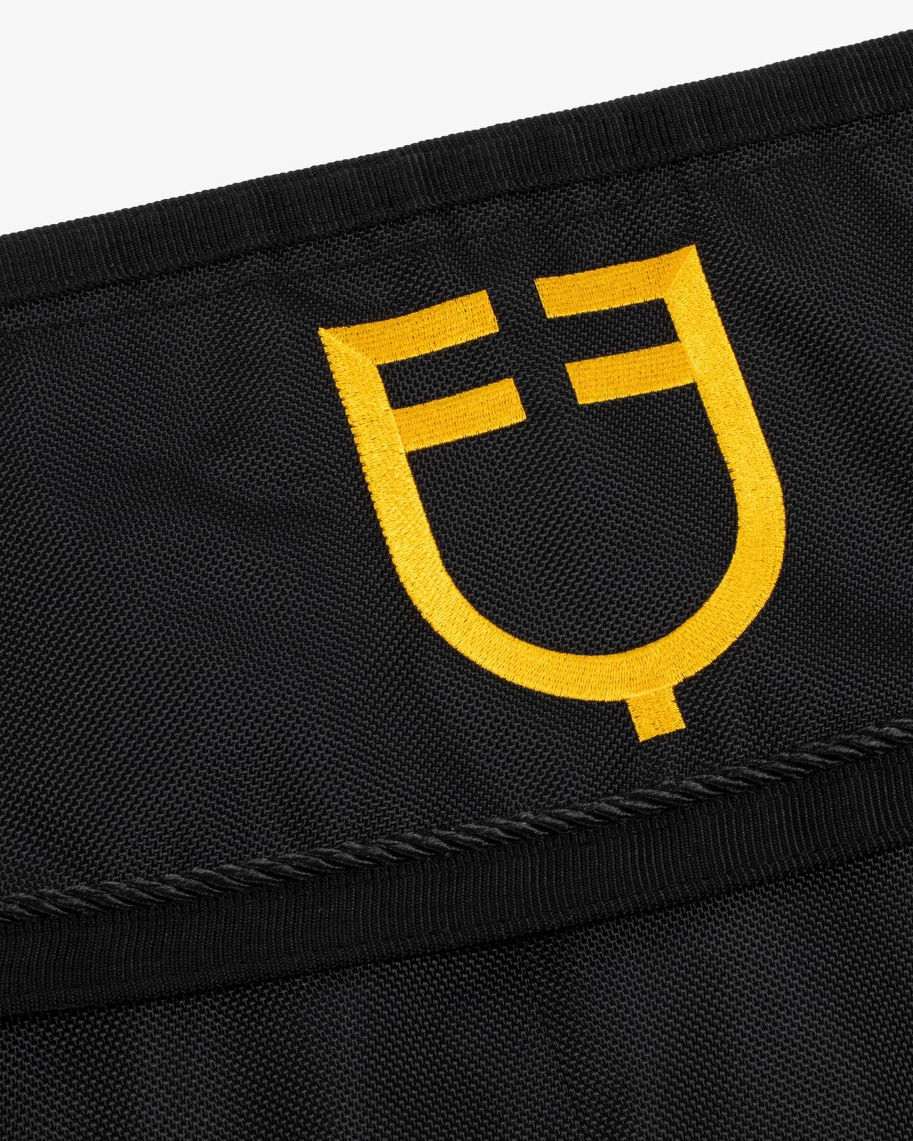 Stable guard with embroidered logo
