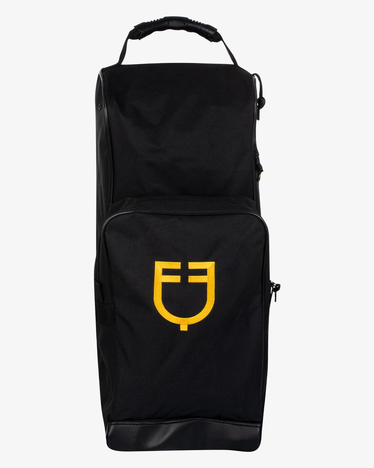 Boot and helmet bag with embroidered logo