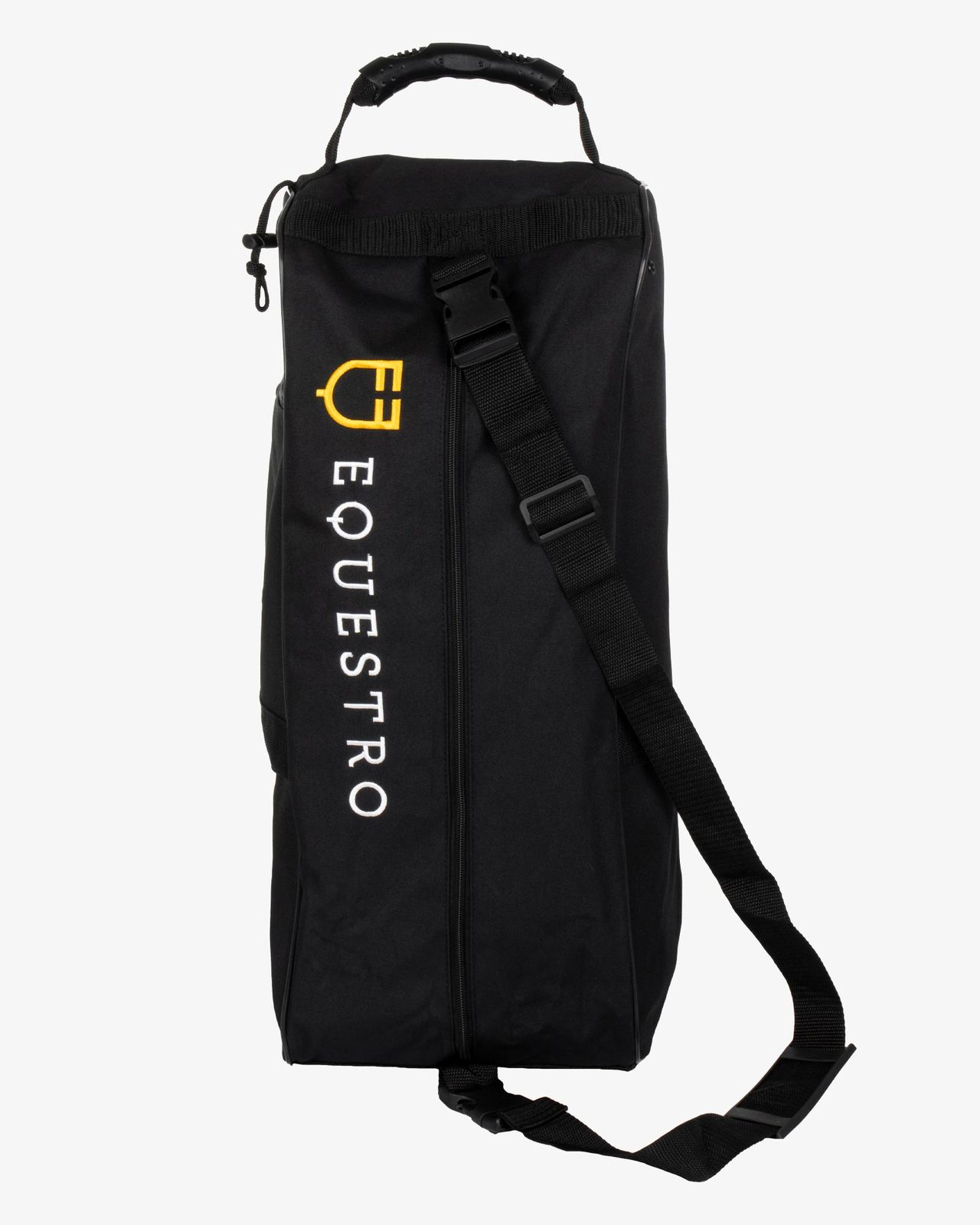 Boot and helmet bag with embroidered logo